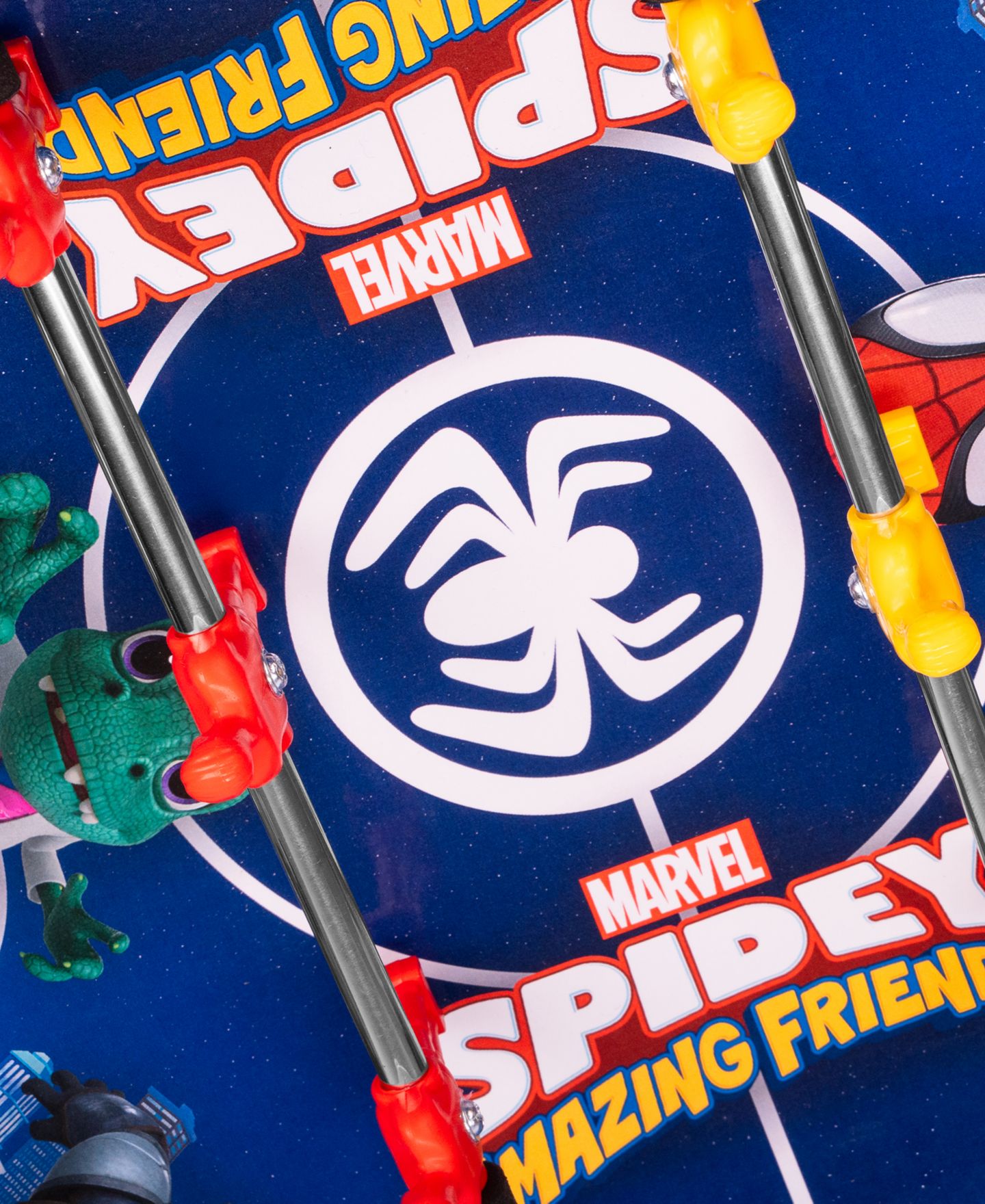 Детская игрушка World Tech Toys Spidey and His Amazing Friends Tabletop Foosball Game, Ages 3+ — фото 3