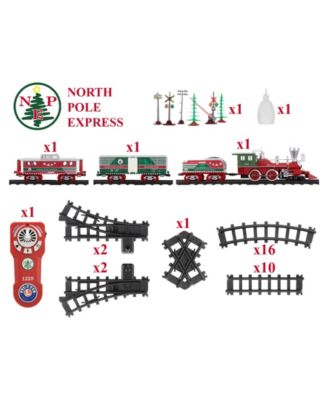 North Pole Central Battery-Operated O Gauge Toy Train Set