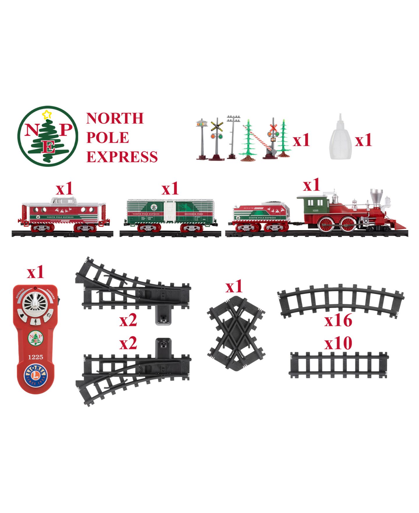Детские игрушки Lionel North Pole Central Battery-Operated O Gauge Toy Train Set — фото 7