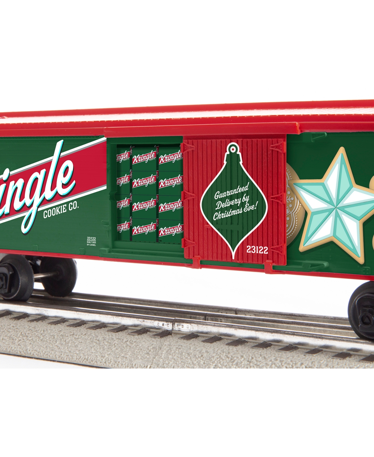 Lionel Peppermint Railroad Christmas Freight LionChief Electric O Gauge Bluetooth 5.0 Train Set