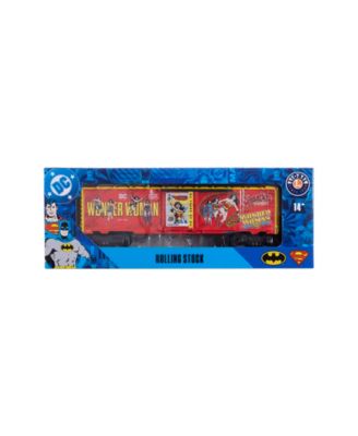 DC Comics Wonder Woman and DC O Gauge Model Train Boxcar