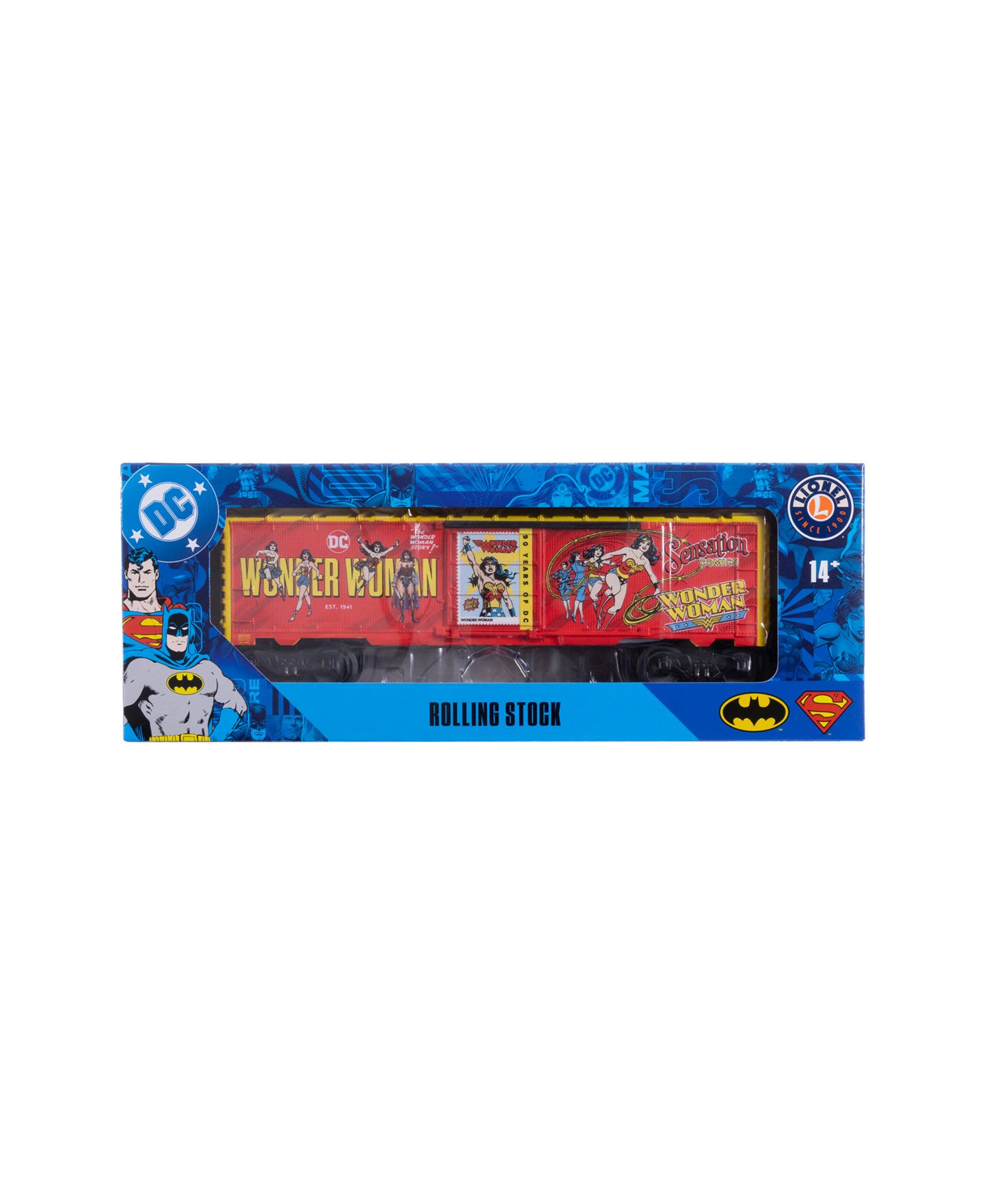 Детская игрушка Lionel O Gauge DC Comics Wonder Woman Die-Cast Metal Trucks Boxcar — фото 7