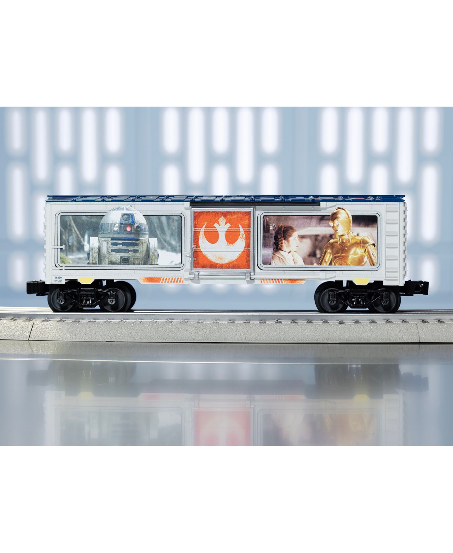 Детская игрушка Lionel O Gauge Star Wars R2-D2 C-3PO Character Die-Cast Metal Boxcar — фото 13
