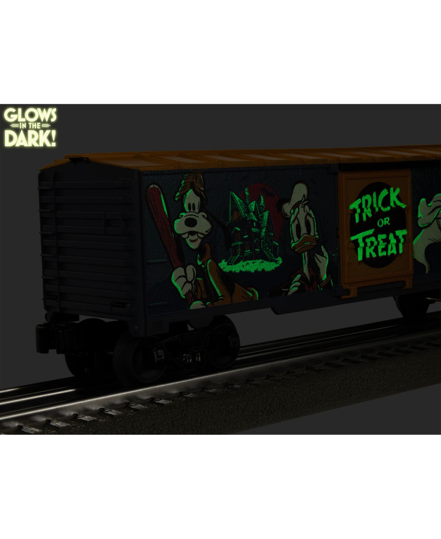 Детская игрушка Lionel O Gauge Lonesome Ghosts Glow in the Dark Model Train Boxcar — фото 9