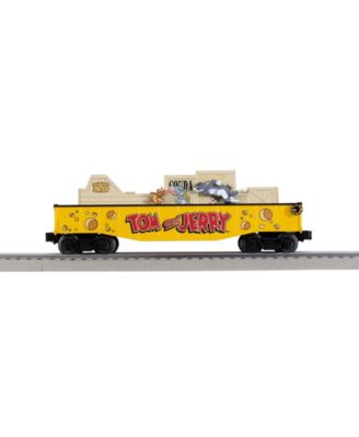 Tom and Jerry O Gauge Model Train Chasing Gondola Car