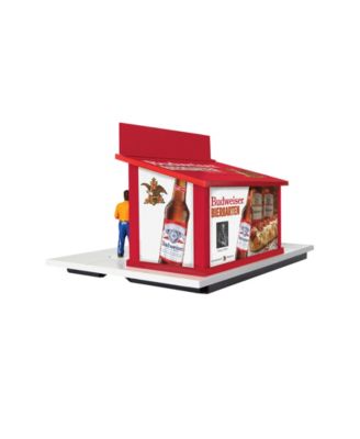 Anheuser Busch Budweiser Plug-Expand-Play Concession Stand O Gauge Model Train Accessory
