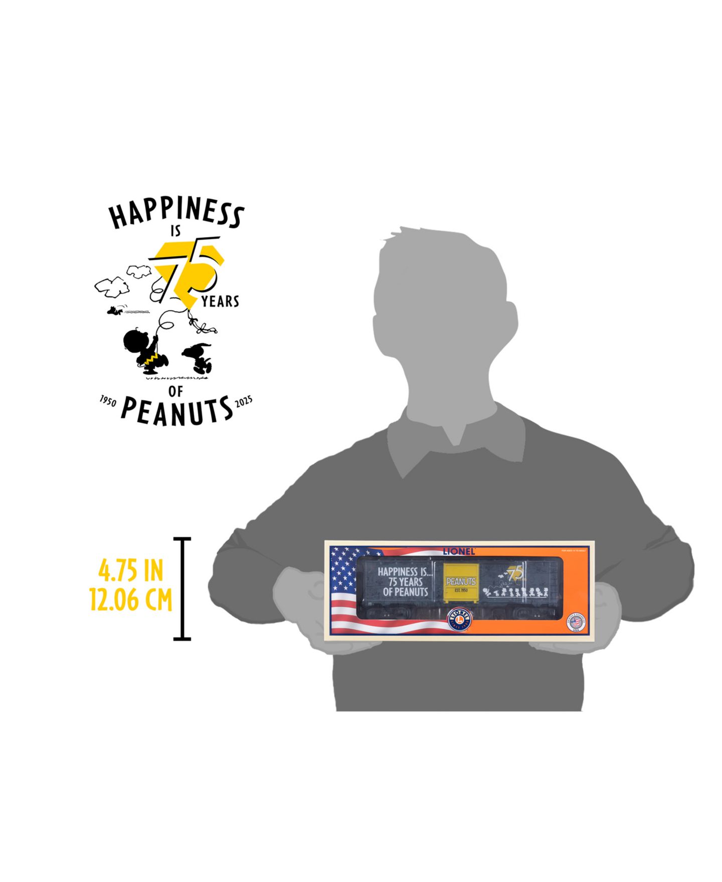 Детская игрушка Lionel O Gauge Peanuts 75th Anniversary Boxcar — фото 8