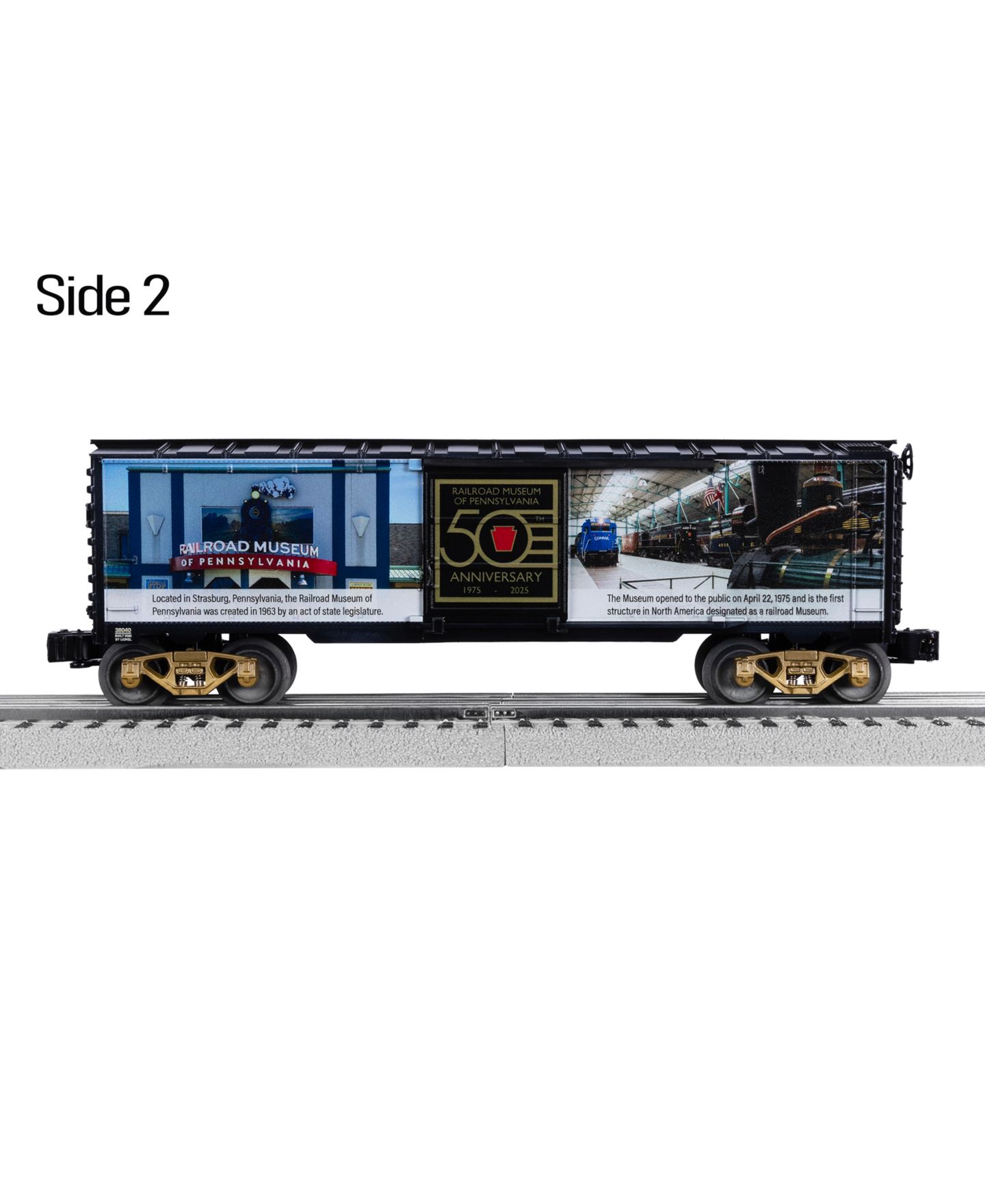 Детская игрушка Lionel O Gauge Railroad Museum of Pennsylvania 50th Anniversary Model Train Boxcar — фото 5