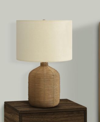 Lighting 23" Rattan Table Lamp