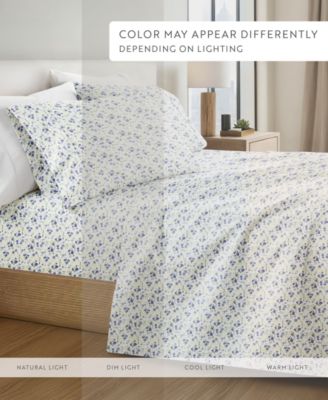 The Farmhouse Chic Premium Ultra Soft Pattern 3-Pc. Sheet Set, Twin