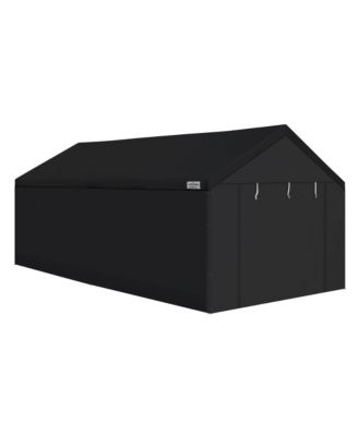 Domain 20x10 Foot Carport Tent Sidewalls, Black (Sidewalls Only)