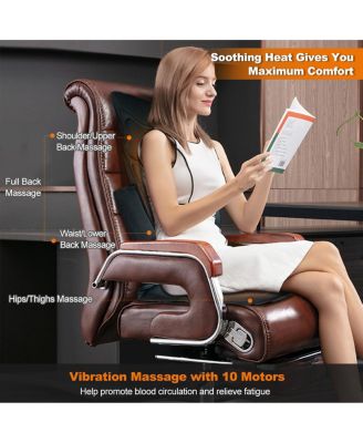 Foldable Full Body Massage Mat with 10 Vibration Motors