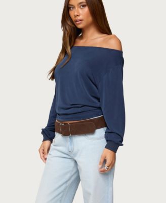 Women's Nannie Off Shoulder Oversized Top