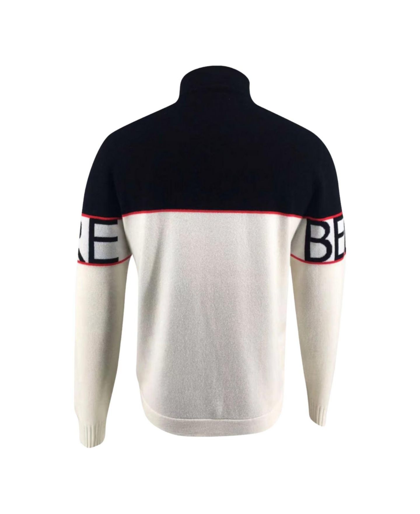 Мужской свитер Bellemere New York Half-Zipped Cashmere Blend, цвет: Белый — фото 9