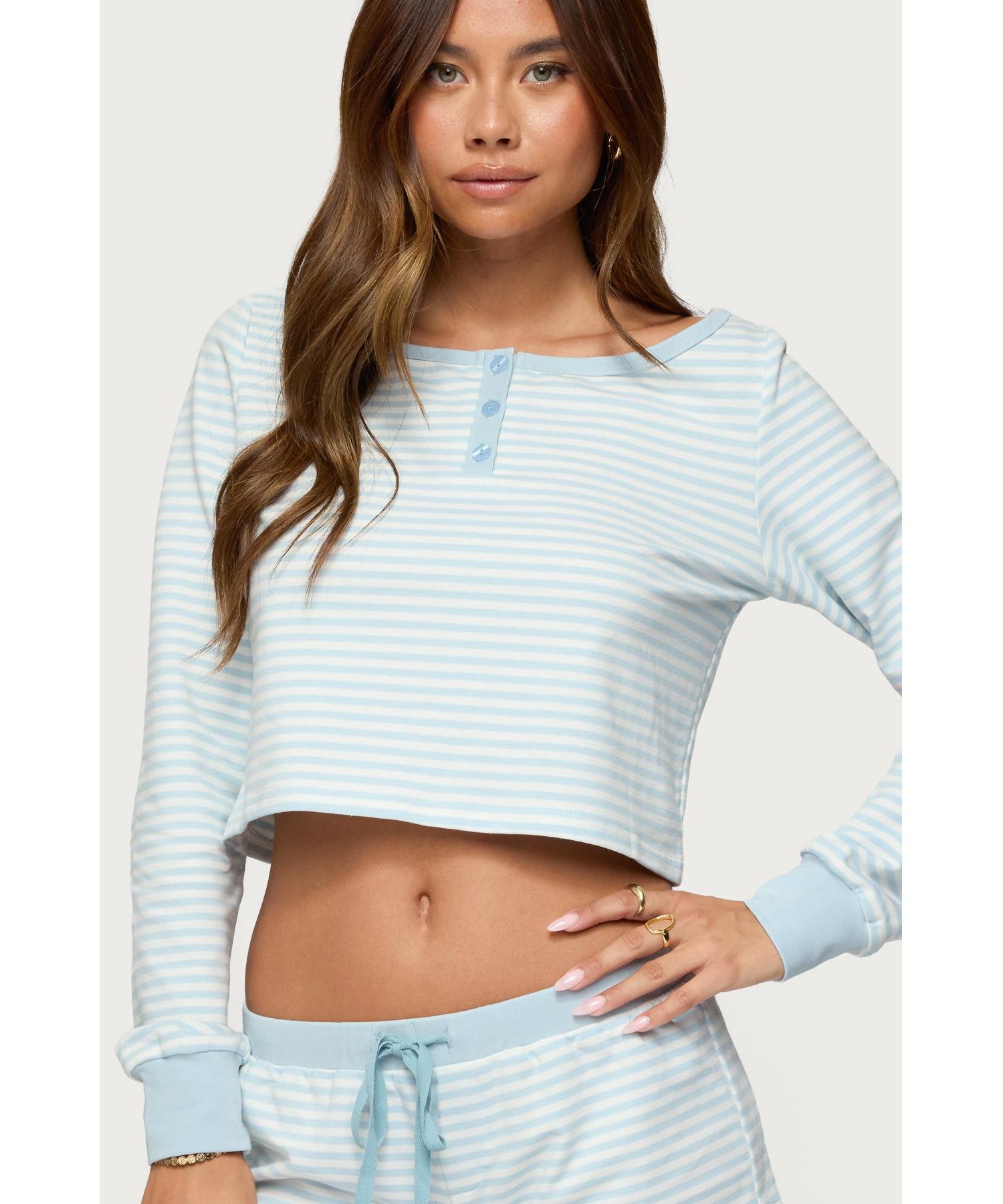 Women's Margret Striped Long Sleeve Top