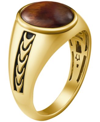 Men's Gold Plated Statement Ring