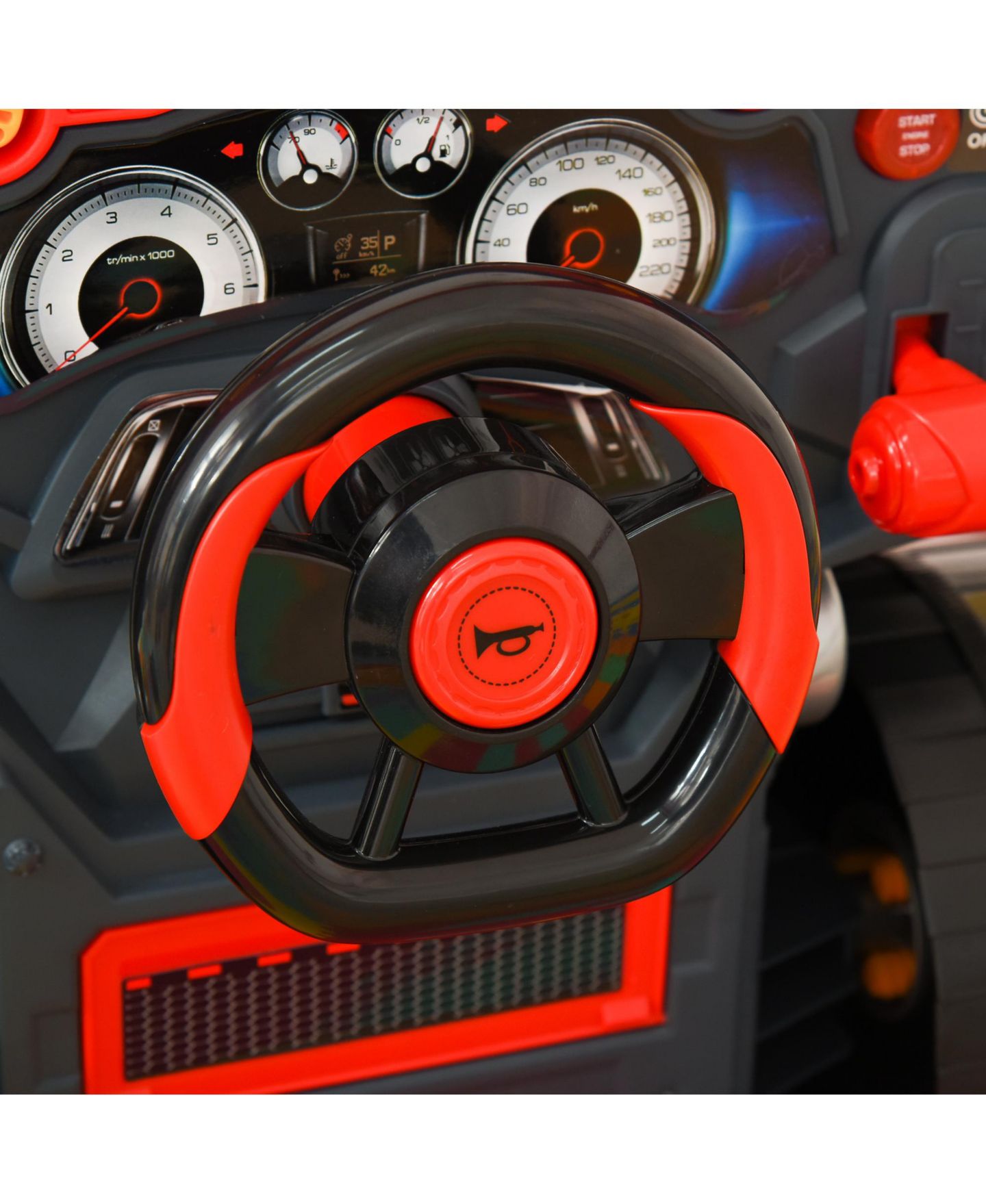 Детские игрушки Qaba Mechanic Kids Truck Engine Interactive Toy Set, 61-Piece, Ages 3+ — фото 7