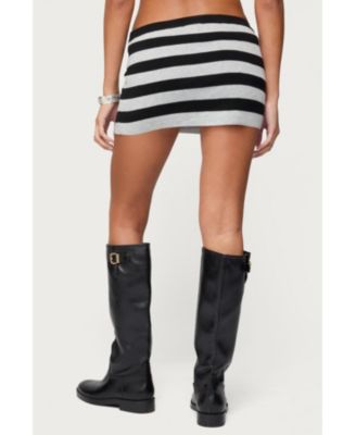 Women's Kezia Striped Knit Mini Skort
