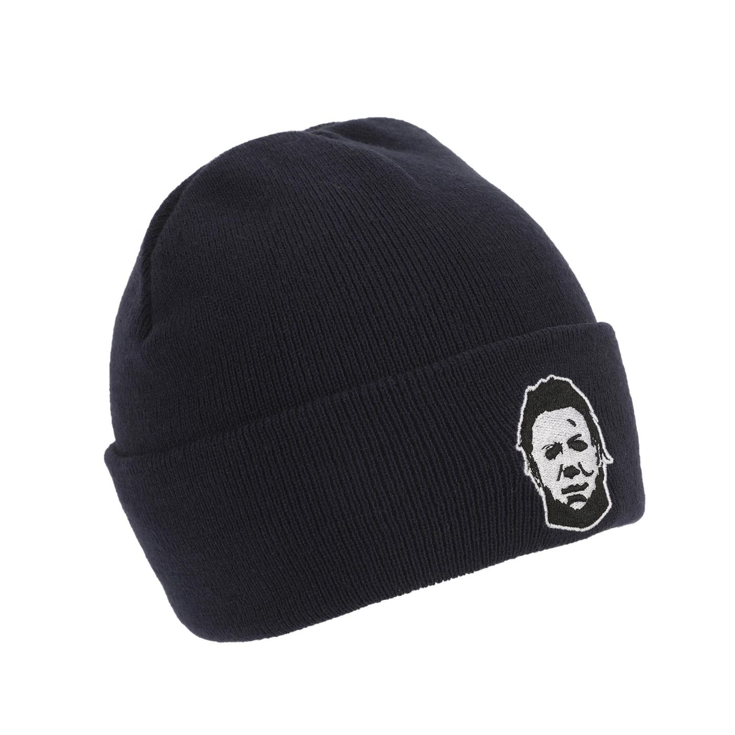 Мужская шапка Halloween John Carpenter s Michael Myers Navy Cuff Beanie., цвет: Синий — фото 2