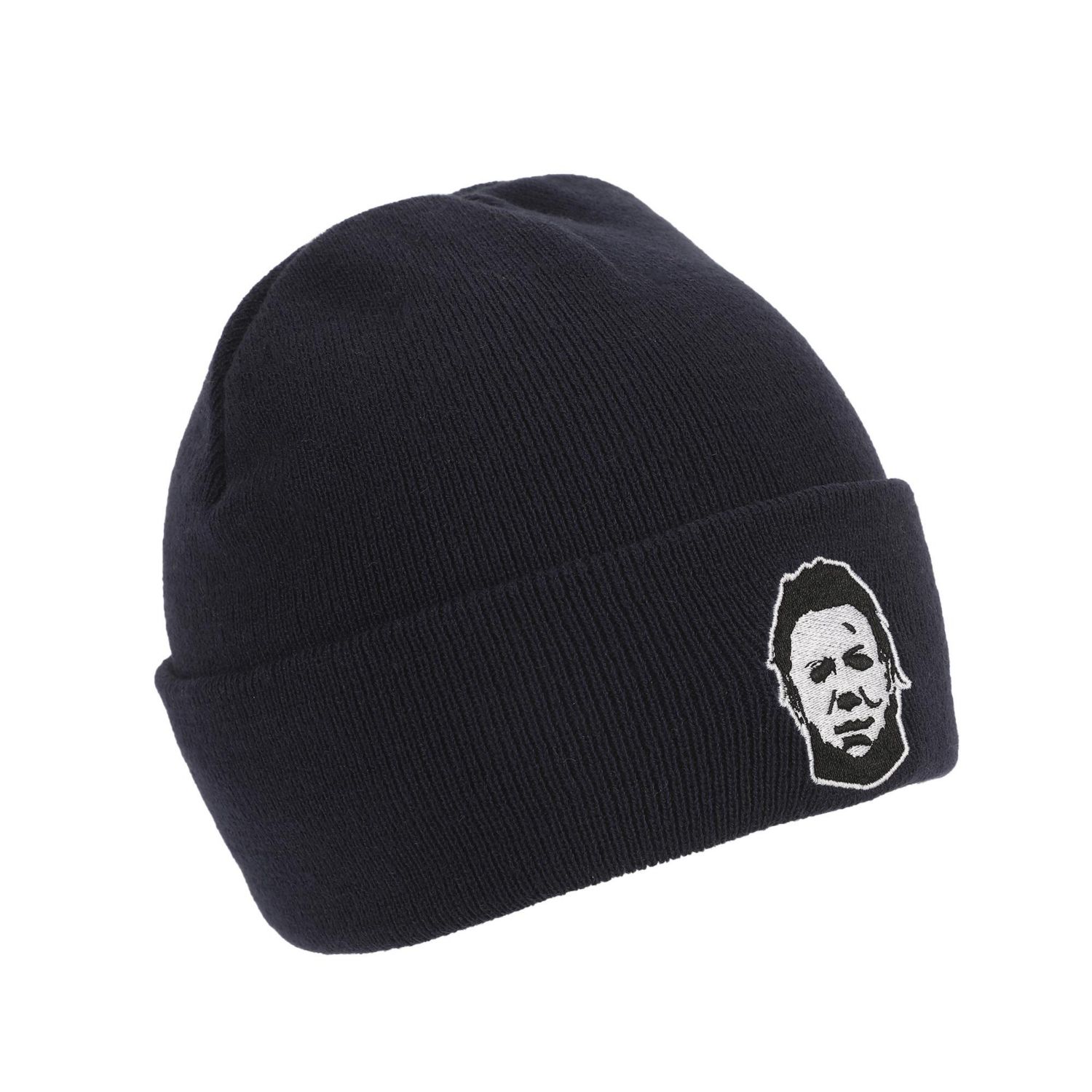 Men's John Carpenter s Michael Myers Navy Cuff Beanie.