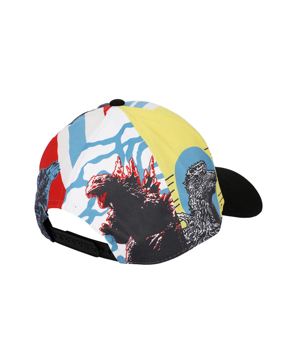 Godzilla Men's Kanji All-Over Print Adult Baseball Cap