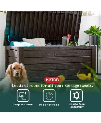 Westwood 150 Gallon Plastic Outdoor Furniture Storage Deck Box