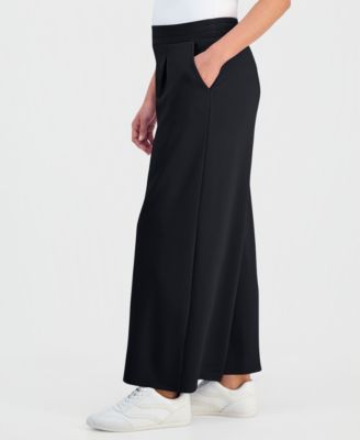 Petite High-Rise Wide-Leg Sweatpants, Macy's Exclusive  