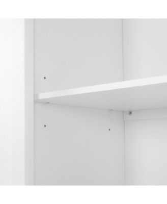 Traditional Buffet with Hutch, Large Kitchen Pantry Storage Cabinet