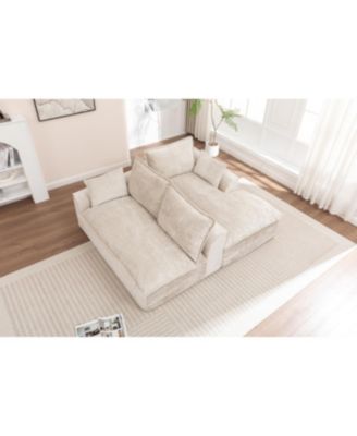 Streamdale 103" Cloud Sectional Couch with L-Shape Chaise, Modern Modular Sofa