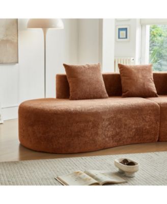 Streamdale Modern Curved Sectional Sofa, 5-Seater Couch for Living Room Home Decor