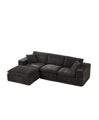 Streamdale Modern Chenille Cloud Sofa - Freely Combinable & Comfortable