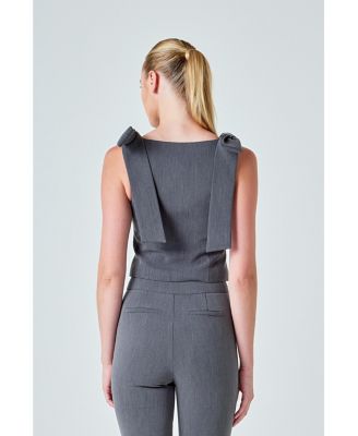 Women's Bow-Tie Strap Vest
