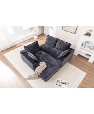 Streamdale 103" Cloud Sectional Couch with L-Shape Chaise, Modern Modular Sofa