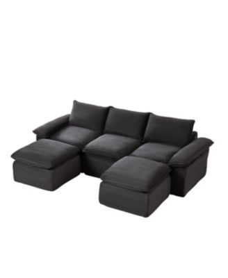 Streamdale Modern corduroy cloud sofa, freely combined, comfortable sitting experience