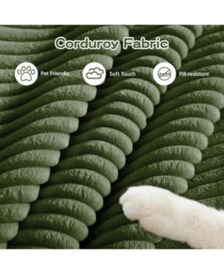 Oversized Cloud Modular Sectional Couch, Convertible, Deep Seat, Green