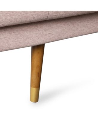 Aidan Mid-Century Modern Tufted Fabric Sofa