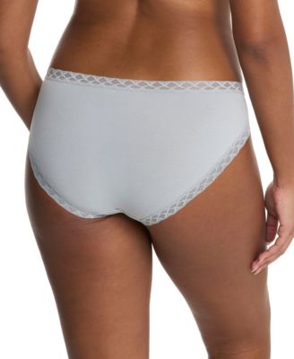 Women's Bliss Lace-Trim Cotton French-Cut Brief Underwear 152058