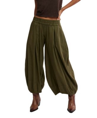 Women's Moonflower Solid Balloon Pants
