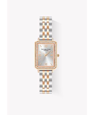 Women's Crystals Stainless Steel Bracelet Watch 22×28mm Westminster Victoria Hyde