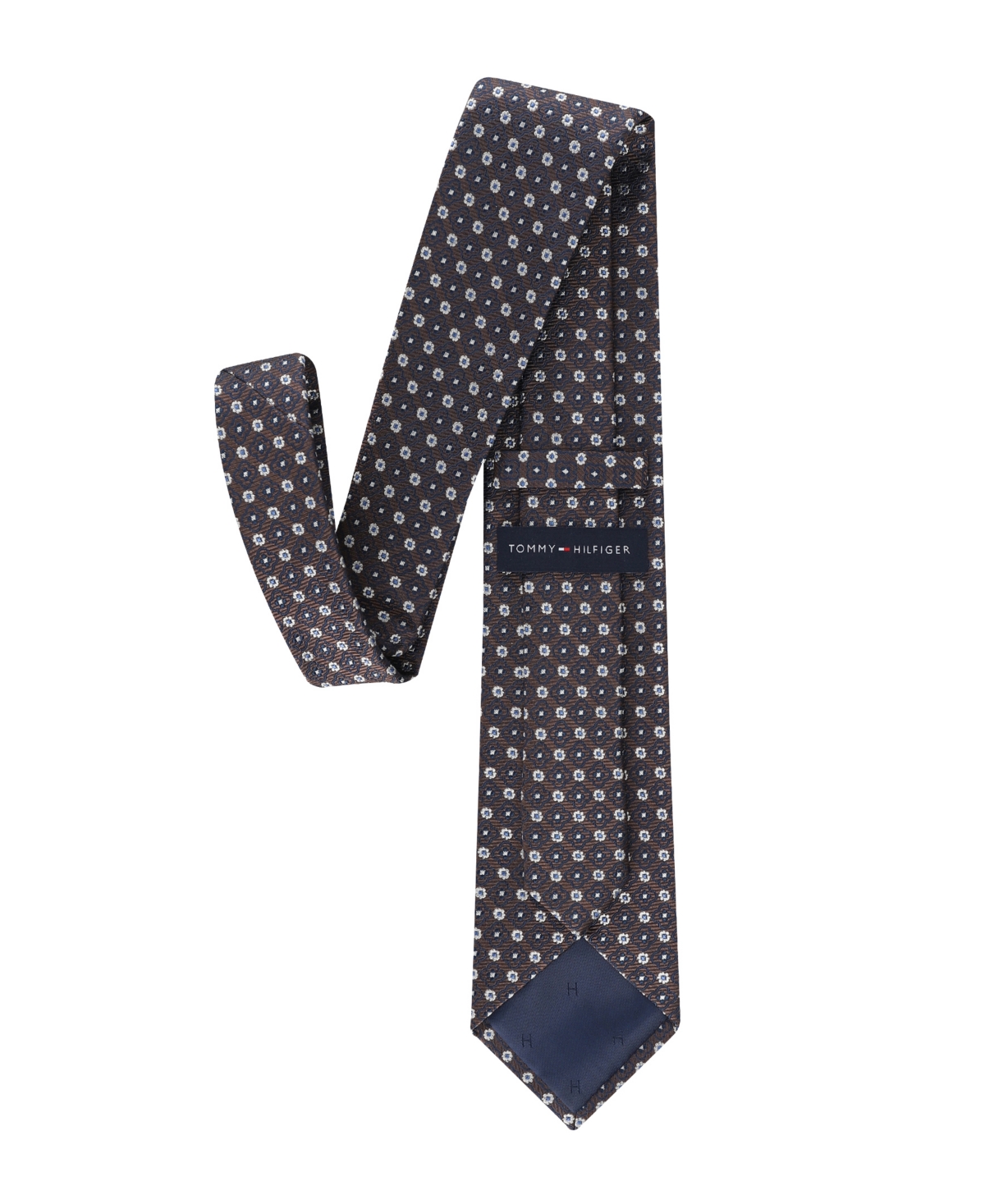 Tommy Hilfiger Men's Hugo Floral Medallion Pattern Classic Tie