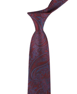 Men's Silky Paisley Pattern Classic Tie