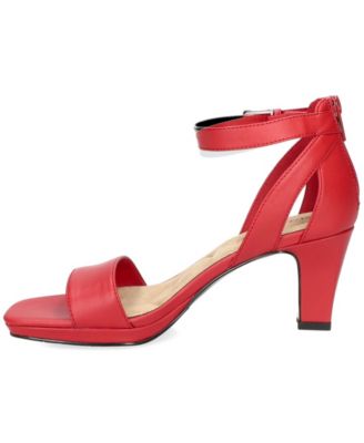 Ro Square Toe Heeled Sandals