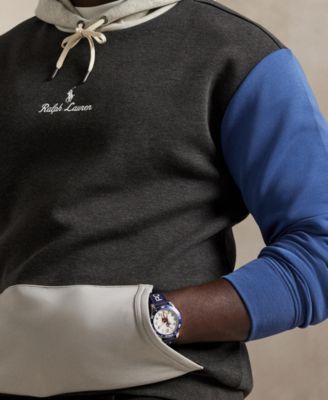 Men's Big & Tall Long-Sleeve Logo Double-Knit Hoodie