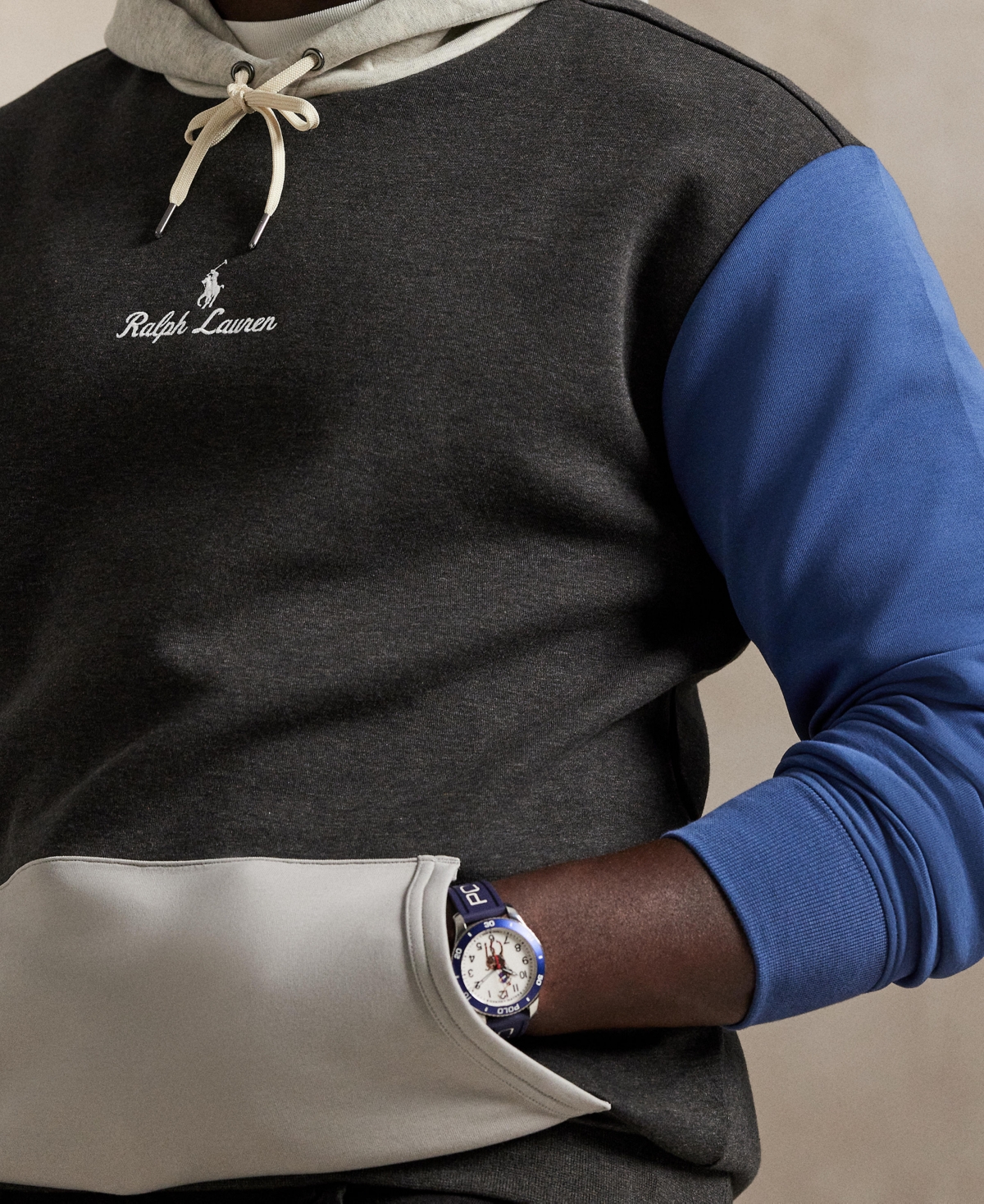 Polo Ralph Lauren Men's Big & Tall Long-Sleeve Logo Double-Knit Hoodie