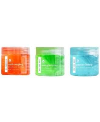 3 Pack Facial Therapy Gel Face Mask With Mask Applicator