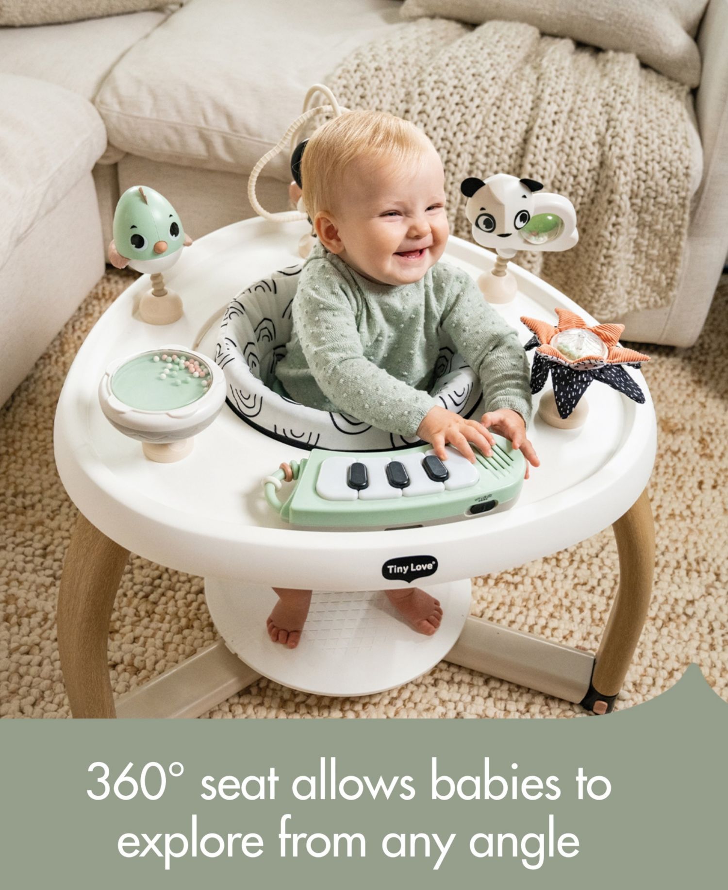 Baby Boys' or Girls' 5-in-1 Stationary Activity Center