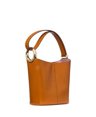 Halo Mini Smooth Leather Bucket Bag