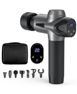 Hot and Cold Deep Tissue Percussion Massager with 7 Massage Heads