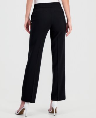 Women's Pull-On Mid-Rise Straight Pants