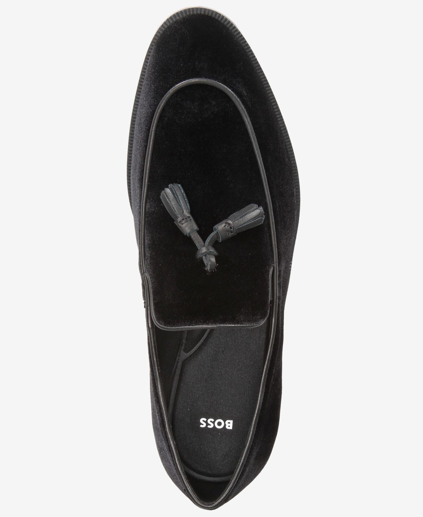 Мужские туфли Hugo Boss Tayil Almond-Toe, цвет: Чёрный — фото 4